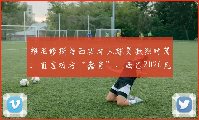 维尼修斯与西班牙人球员激烈对骂:直言对方“蠢货”,西乙2026见!